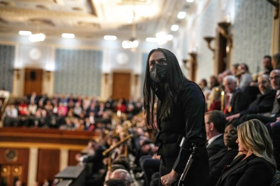 U.S. Capitol Police arrested Aliyah Rahman after she stood and refused to sit down during President Donald Trump's State of the Union address. Rahman was Rep. Ilhan Omar’s guest at the event Tuesday.