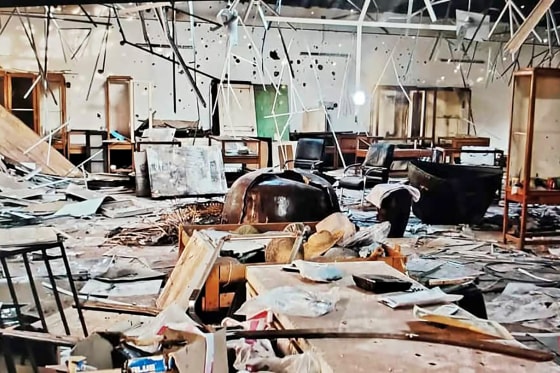 Destruction at Sultan Ali Dinar Museum in Al Fasher, North Kordofan, Sudan.
