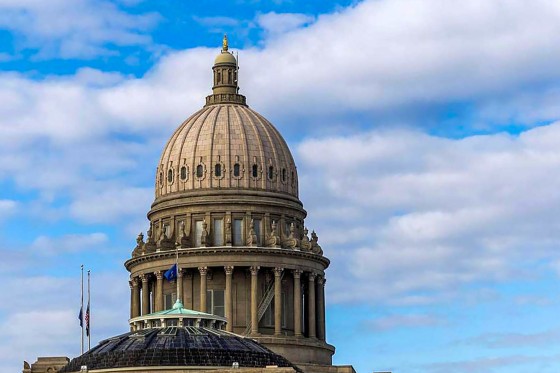 The Idaho State Capitol.