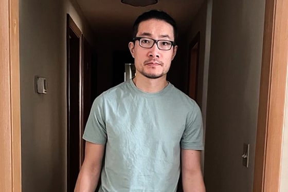 Chinese national Guan Heng in Binghamton, NY on Feb. 4, 2025.