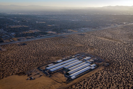 Camp East Montana is a sprawling immigration detention facility on the Fort Bliss military base along the Texas-Mexico border.