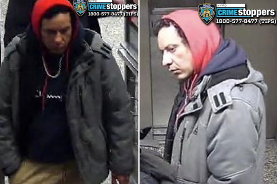 Authorities released two photos of a man being sought in connection with the attack.