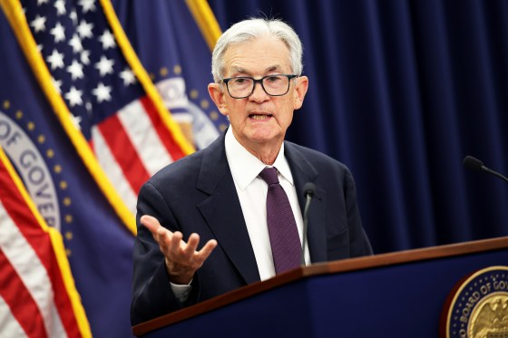 Fed Chair Jerome Powell Holds News Conference On Interest Rate Decision