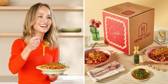 Home Chef is rolling out two co-branded recipes each week with De Laurentiis through April 24.