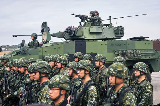 Taiwanese Military Exercise At Xinshe Facility
