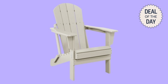 he chair is made of UV- and fade-resistant material, so it’s safe to keep under the sun.
