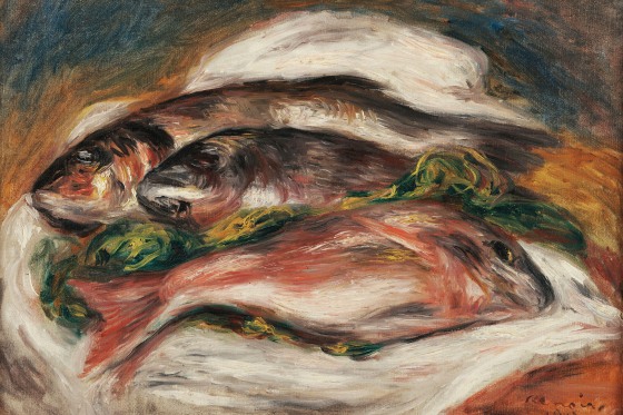 Les poissons 1917 by Pierre-Auguste Renoir
