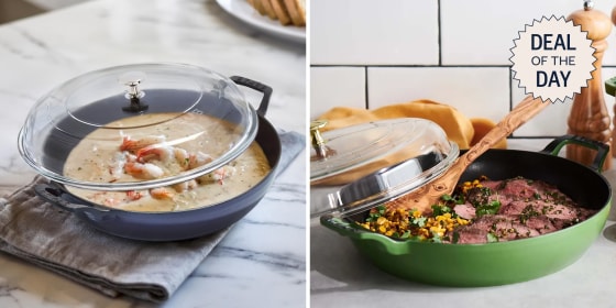 The Staub All-Day Pan is on sale during Sur La Table’s Semi-Annual Cookware Sale.