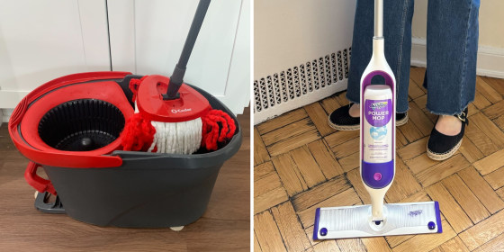 To clean hardwood floors, you should use the right type of mop and the proper amount of cleaning solution to prevent them from getting damaged. 