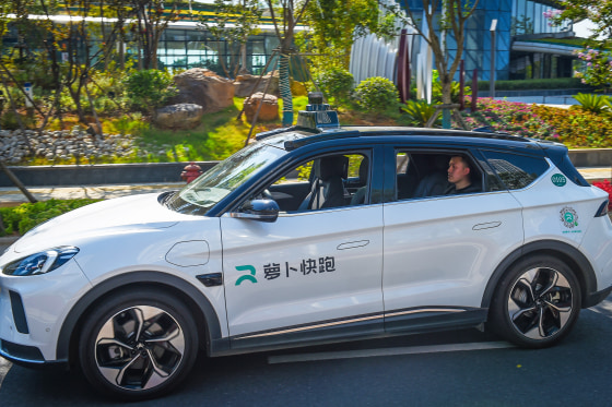 Baidu's Apollo Go Launches Commercial Driverless Robotaxi Service In Wuhan