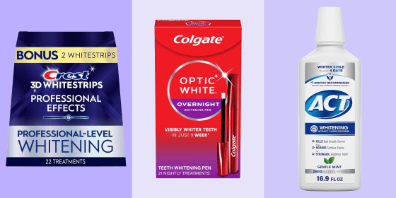 Over-the-counter teeth whitening treatments are weaker than professional treatments at a dentist’s office, so it takes longer to see results.