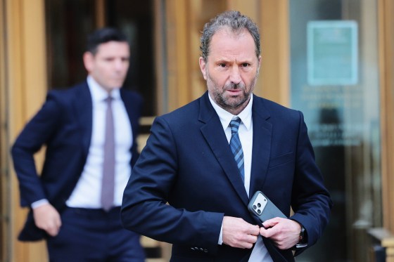 Michael Rapino, president and CEO of Live Nation departs federal court on March 19, 2026 in New York.