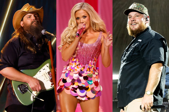 Chris Stapleton; Megan Moroney; Luke Combs.