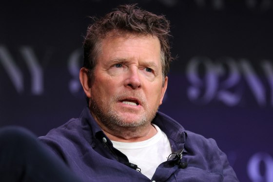 Michael J. Fox speaks onstage at 92NY on October 13, 2025 in New York City. 