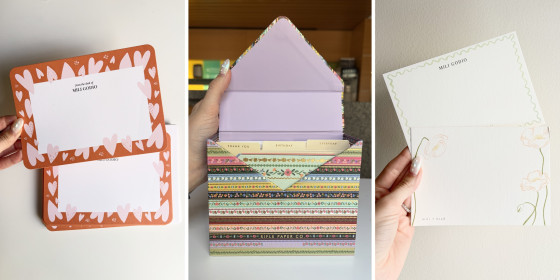 You can use personalized stationery to send thank you notes, congratulations, "just because" cards and more.