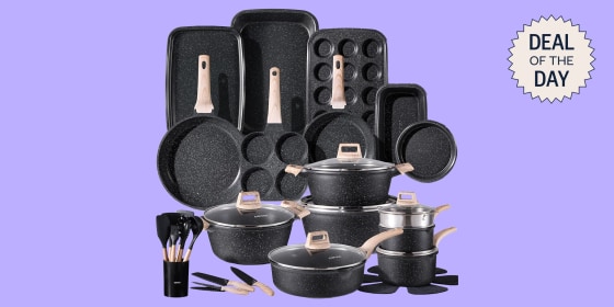 If you’re moving into an apartment or home, the Carote cookware set is the perfect gift to yourself.