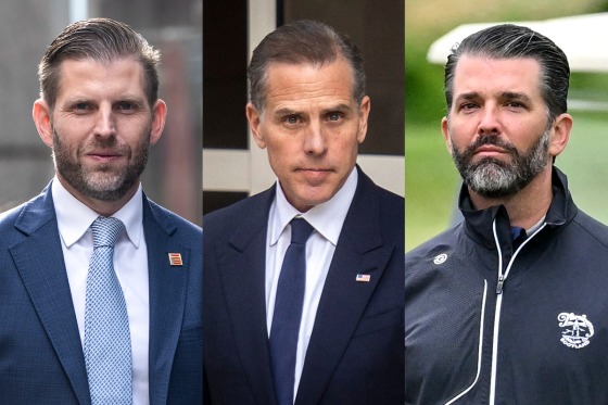 Eric Trump; Hunter Biden; Donald Trump Jr.