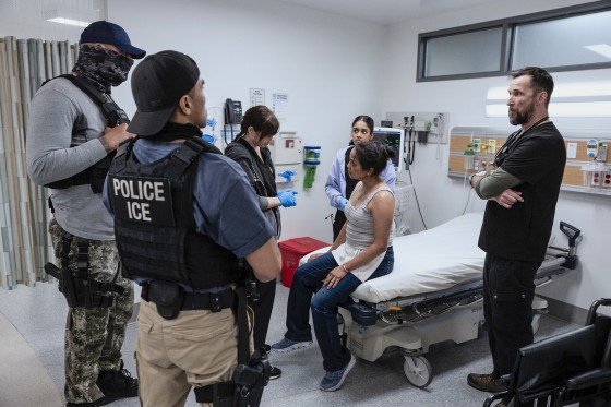 The March 19 episode of "The Pitt," titled "5:00 p.m.," featured ICE agents