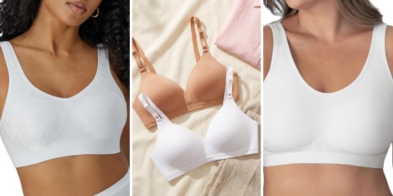 The best wireless bras are made from stretchy material that lifts and moves with your body.