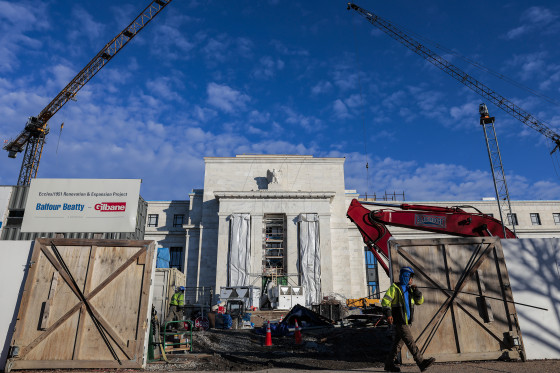 Federal Reserve construction.