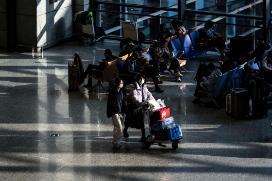 Lunar New Year Spring Festival Travel Rush