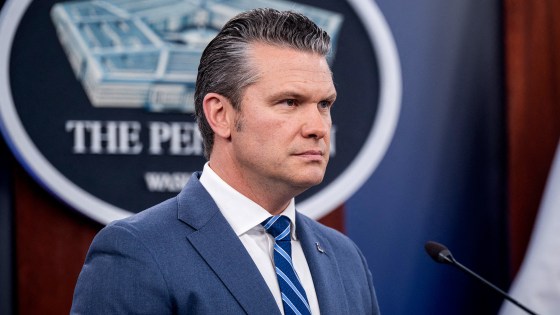 Pete Hegseth.