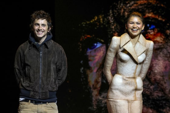 Timothee Chalamet and Zendaya.