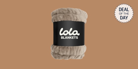 Lola Blankets are made from a combination of polyester and spandex and are machine washable.