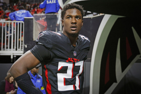 James Pearce Jr. of the Atlanta Falcons