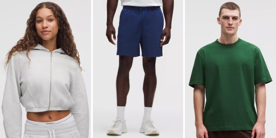 Athletic wear for both men and women are currently marked down.