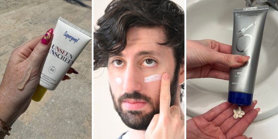 Dermatologists recommend mineral sunscreens — also called physical blockers — instead of chemical options with irritating ingredients like avobenzone, oxybenzone and octinoxate.