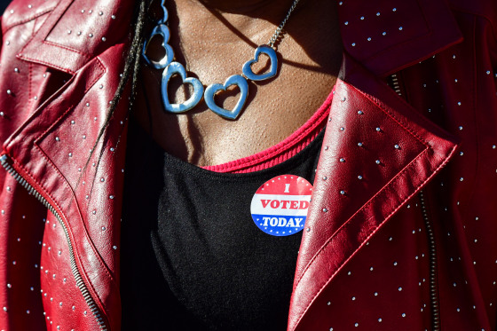 Long Lines Of Voters Wait To Cast Early Voting Ballots In Philadelphia