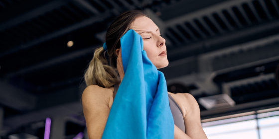 Experts recommend using a cooling towel on specific body parts to lower your temperature as quickly as possible.

