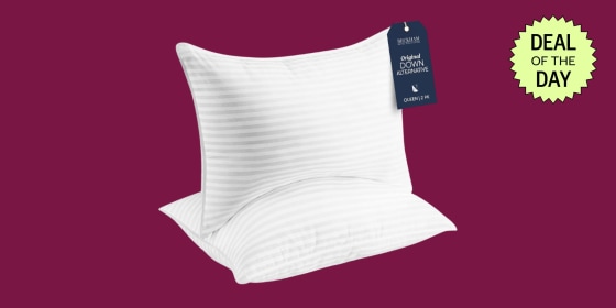 The Beckham Hotel Pillows have more than 176,000 perfect ratings on Amazon.

