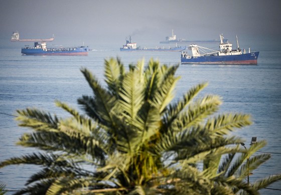 Vessels in Strait of Hormuz