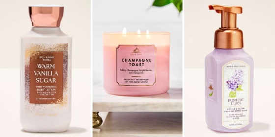 Stock up on lotions, hand soap and candles to get you through the summer season.