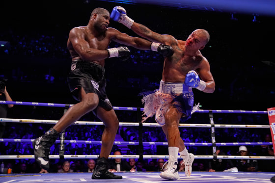 APTOPIX Britain Wardley Dubois Boxing