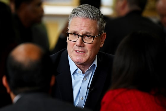 Keir Starmer Meets With Labour Activists In West London Amid Local Election Losses