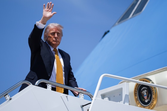 President Trump Departs Washington For Trip To China