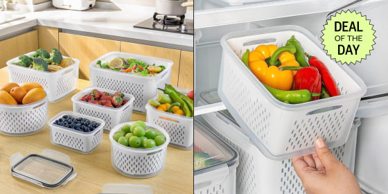 When not storing fruit, you can use these containers for regular meal prep. 