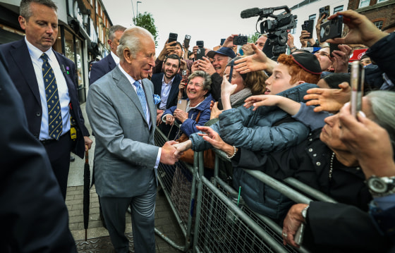 King Charles III visit to Golders Green