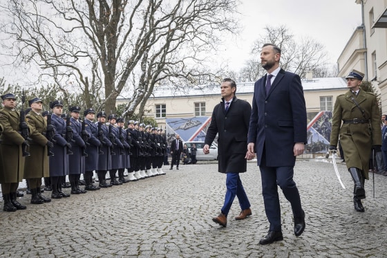 US Defense Secretary Pete Hegseth in Poland