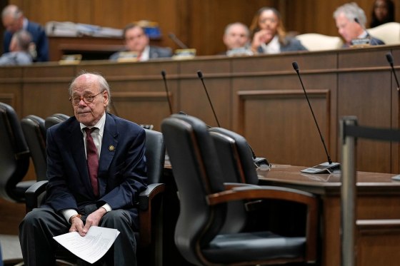 Rep. Steve Cohen, D-Tenn., sits after testifying during a special session of the state legislature to redraw U.S. Congressional voting maps on May 6, 2026, in Nashville, Tenn. 