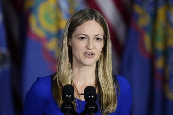 Scranton, Pa., Mayor Paige Cognetti in Scranton in 2024.