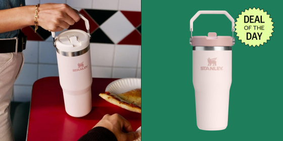 Stanley tumblers can be used to keep water and other beverages cold for several hours, even when it's really hot outside.