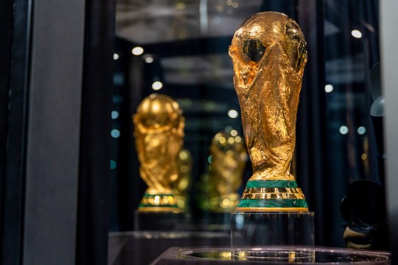 FIFA World Cup trophy.