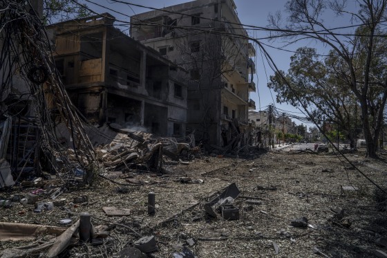 Aftermath of Israeli attacks on the Jabal Amil Region