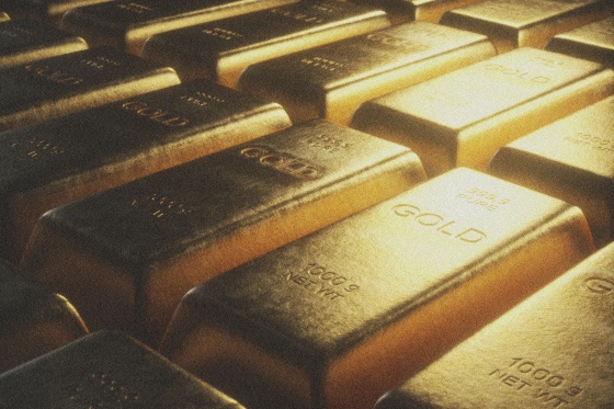 Gold bars.