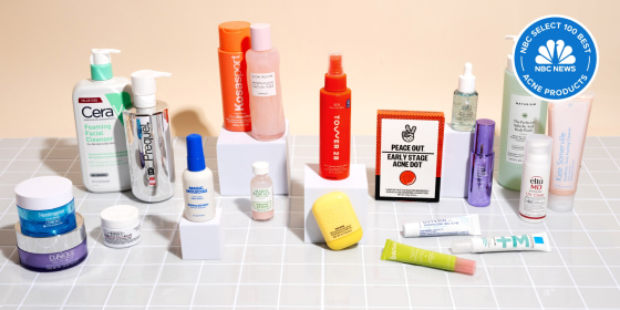 Twelve NBC Select editors put hundreds of acne-fighting and acne-prone skin-friendly products to the test to find the best of the best. 