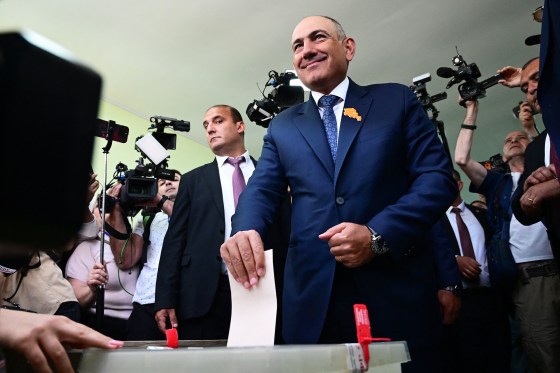 TOPSHOT-ARMENIA-VOTE-PARLIAMENT